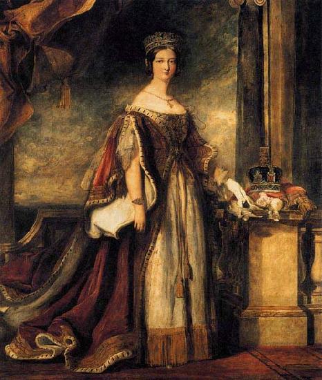 Sir David Wilkie Queen Victoria oil painting picture